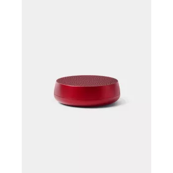 Lexon Mino+ L Portable Bluetooth Speaker, Aluminum, Red