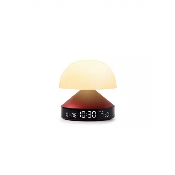 Lexon Mina Sunrise Alarm Clock with Wake-Up Light, Red LR153DR
