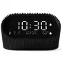 Lexon Ray Clock budík se senzorem teploty a vlhkosti, černý