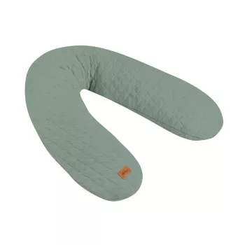 Beaba Big Flopsy těhotenský a kojící polštář Fleur de Coton Sage Green