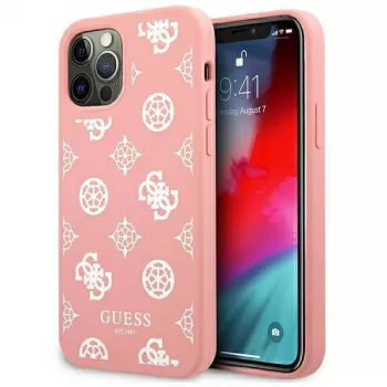 Guess GUHCP12LLSPEWPI iPhone 12 Pro Max 6.7 inch Pink Hard Case Peony Collection