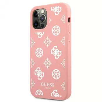 Guess GUHCP12LLSPEWPI iPhone 12 Pro Max 6.7 inch Pink Hard Case Peony Collection