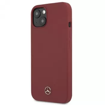 Mercedes-Benz Silicone Line pevné pouzdro pro iPhone 13/14/15 6,1 inch červené