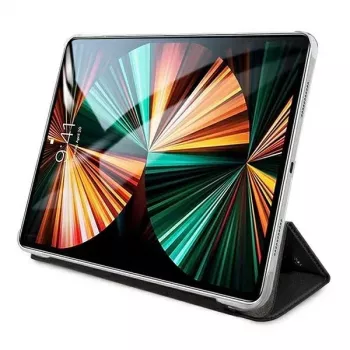 Pouzdro na knihu Karl Lagerfeld KLFC12OKMK pro iPad Pro 12,9 inch (2021/2022) černé Saffiano Karl Iconic