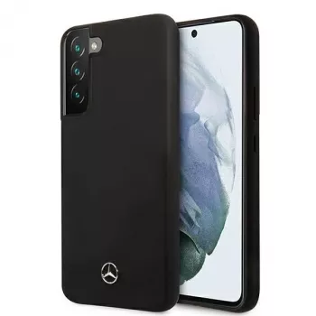Mercedes-Benz MEHCS22MSILBK silikonové pevné pouzdro pro Samsung Galaxy S22+ (SM-S906) – černé