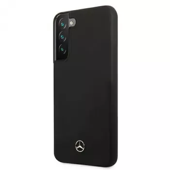 Mercedes-Benz MEHCS22MSILBK silikonové pevné pouzdro pro Samsung Galaxy S22+ (SM-S906) – černé