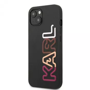 Karl Lagerfeld KLHCP13SPCOBK Ikonik Saffiano Multipink pevné pouzdro pro Apple iPhone 13 mini 5,4 inch černé