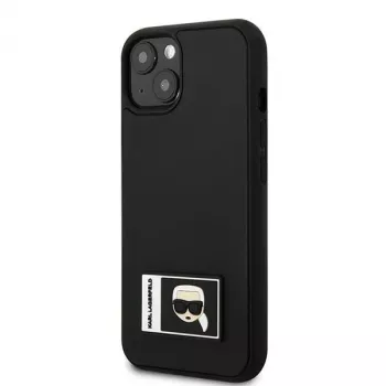 Karl Lagerfeld KLHCP13S3DKPK pevné pouzdro Ikonik Patch pro iPhone 13 mini, černé