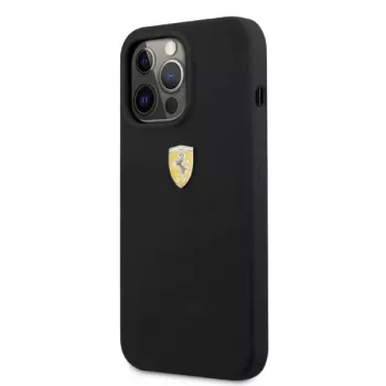Ferrari FESSIHMP13LBK silikonové pevné pouzdro MagSafe pro iPhone 13 Pro / 13 černé