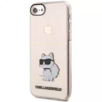 Karl Lagerfeld KLHCI8HNCHTCP Ikonik Choupette pevné pouzdro pro iPhone 7/8/SE 2020/SE 2022, růžové