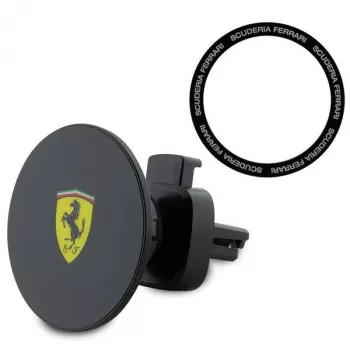 Ferrari magnetický držák telefonu do auta FECHMMAK na ventilaci, černý, kolekce 2023, kompatibilní s MagSafe