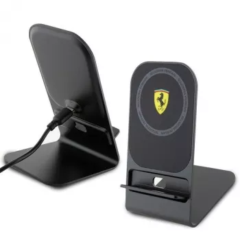 Ferrari 2023 Collection MagSafe 15W bezdrátová nabíjecí podložka - černá