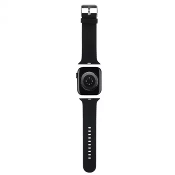Karl Lagerfeld 3D Rubber Choupette Head řemínek pro Apple Watch 42/44/45/49mm černý