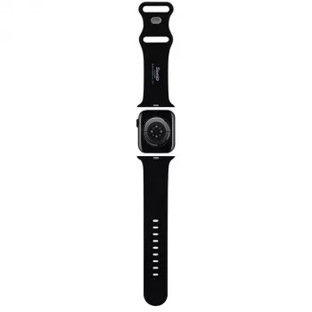 Hello Kitty HKAWLSCHBLK Silicone Strap for Apple Watch 42/44/45/49mm Black