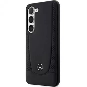 Mercedes-Benz S23 FE pevné kožené pouzdro Urban Black pro Samsung Galaxy S23 FE