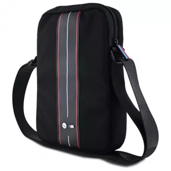 BMW BMTB10COMPVSKR taška na tablet 10 inch černý nylon červený pruh