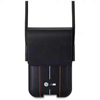 Pouzdro na telefon BMW Red Stripes, černé
