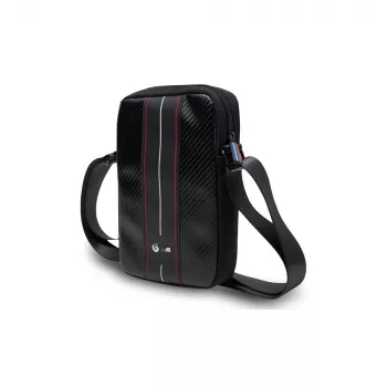 Pouzdro na tablet BMW M Collection Carbon Red Stripes pro 10 inch tablety, černé