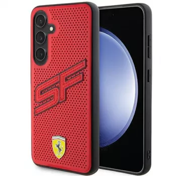 Ferrari FEHCS24MPINR S24+ S926 červený pevný kryt Big SF perforovaný pro Samsung Galaxy S24+