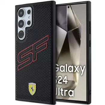 Ferrari FEHCS24LPINK S24 Ultra S928 černý pevný kryt Big SF perforovaný