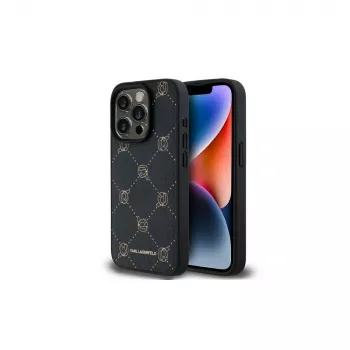 Zadní kryt Karl Head MagSafe Karl Lagerfeld KLHMP15LPGKHPHK pro iPhone 15 Pro 6,1 inch, černý