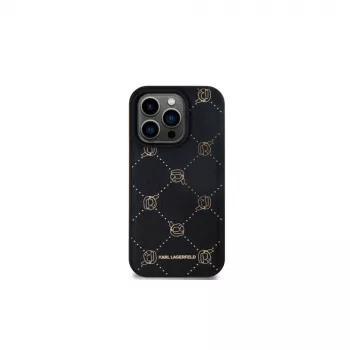 Zadní kryt Karl Head MagSafe Karl Lagerfeld KLHMP15LPGKHPHK pro iPhone 15 Pro 6,1 inch, černý