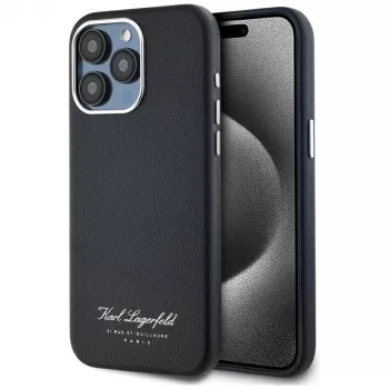 Karl Lagerfeld Hotel RSG pouzdro pro Apple iPhone 15 Pro, černé