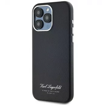 Karl Lagerfeld Hotel RSG pouzdro pro Apple iPhone 15 Pro, černé