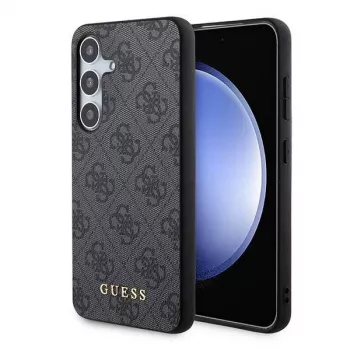 Pouzdro Guess GUOHCSA35G4GFGR pro Samsung Galaxy A35 5G, černé, 4G Metal Gold Logo