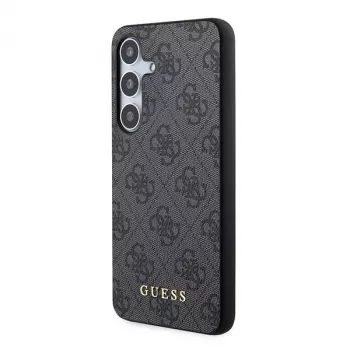 Pouzdro Guess GUOHCSA35G4GFGR pro Samsung Galaxy A35 5G, černé, 4G Metal Gold Logo