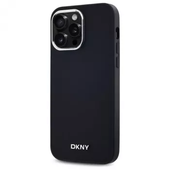 DKNY DKHMP14XPSCMCLK Hard Case for iPhone 14 Pro Max 6.7 inch Black Plain Logo MagSafe
