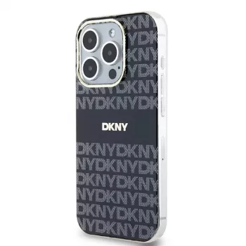 DKNY DKHMP15XHRHSEK Hardcase IML Mono & Stripe MagSafe for Apple iPhone 15 Pro Max 6.7 inch Black