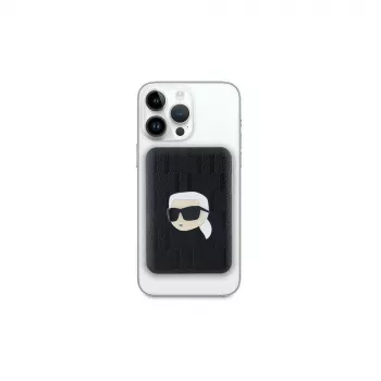 KARL LAGERFELD KLPB5FPGKSKIHK bezdrátová powerbanka 5000mAh 15W MagSafe černá