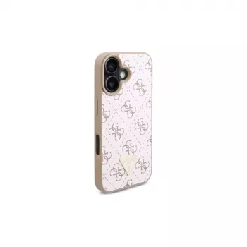 Guess GUHCP16SPG4GPH pevné pouzdro pro Apple iPhone 16 6,1 inch bílé 4G Triangle