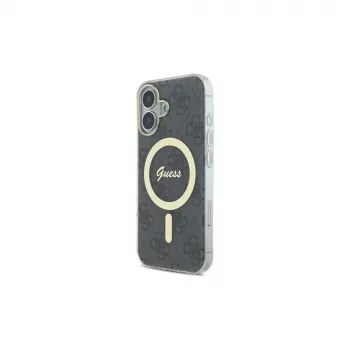 Guess GUHMP16MH4STK pevné pouzdro pro Apple iPhone 16 Plus 6,7 inch černé IML 4G MagSafe
