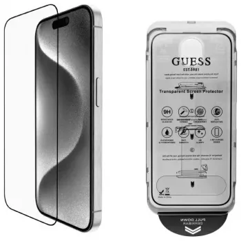 Guess GUTGP16SBOKGCIT ochranná fólie na displej pro iPhone 16 6,1 inch 2.5D Outline - tvrzené sklo