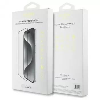 Guess GUTGP16SBOKGCIT ochranná fólie na displej pro iPhone 16 6,1 inch 2.5D Outline - tvrzené sklo