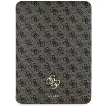 Guess GUFC13PM24PS4SGW iPad Pro 13 M4 2024 / M5 2025 hnědé magnetické pouzdro folio 4G Big Logo