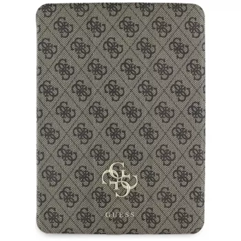 Guess GUFC11RM24PS4SGW iPad Air 11 M2 2024 / M3 2025 / M4 2026 hnědé magnetické pouzdro folio 4G Big Logo