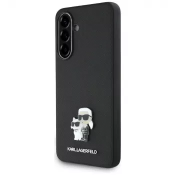 Karl Lagerfeld Saffiano pouzdro s K&C Metal Logo pro Samsung Galaxy A36 černé