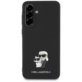 Karl Lagerfeld Saffiano pouzdro s K&C Metal Logo pro Samsung Galaxy A36 černé