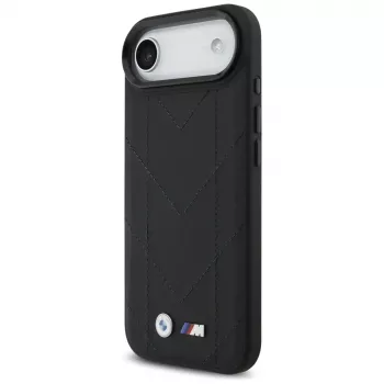 BMW M Quilted Logo MagSafe Case for Apple iPhone Air, Black