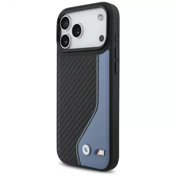 BMW M Carbon Logo MagSafe pouzdro pro iPhone 17 Pro Max, modré