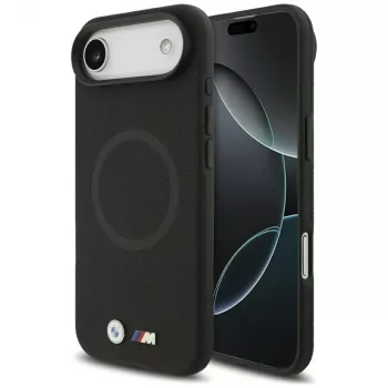 BMW M FW Metal Logo MagSafe Case for Apple iPhone Air, Black