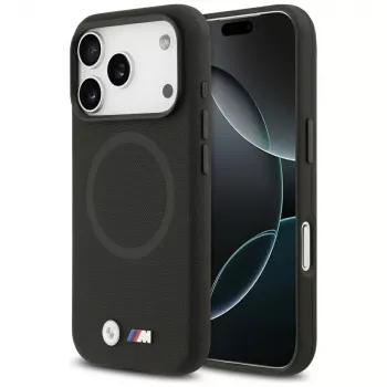 BMW M FW Metal Logo MagSafe pouzdro pro Apple iPhone 17 Pro, černé