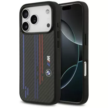 BMW M Kevlar Lines & Logo MagSafe pouzdro pro iPhone 17 Pro, černé