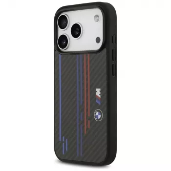 BMW M Kevlar Lines & Logo MagSafe pouzdro pro iPhone 17 Pro, černé
