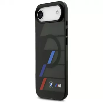 BMW M IML Metal Buttons Tricolor Lines MagSafe Case for Apple iPhone Air, Black