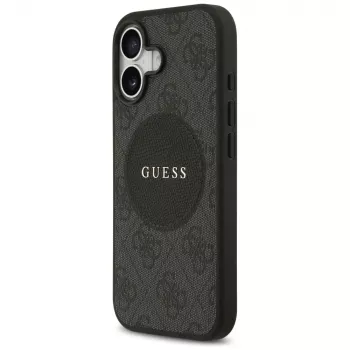 Guess 4G Circle Classic Logo MagSafe Case for iPhone 17 (Black)