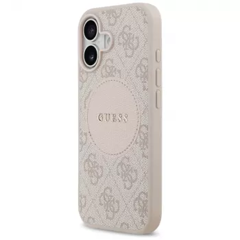 Guess 4G Circle Classic Logo MagSafe Case for iPhone 17 - Pink